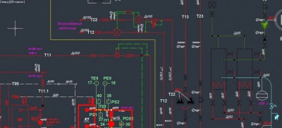 drawings design of gas boiler room for a warehouse complex